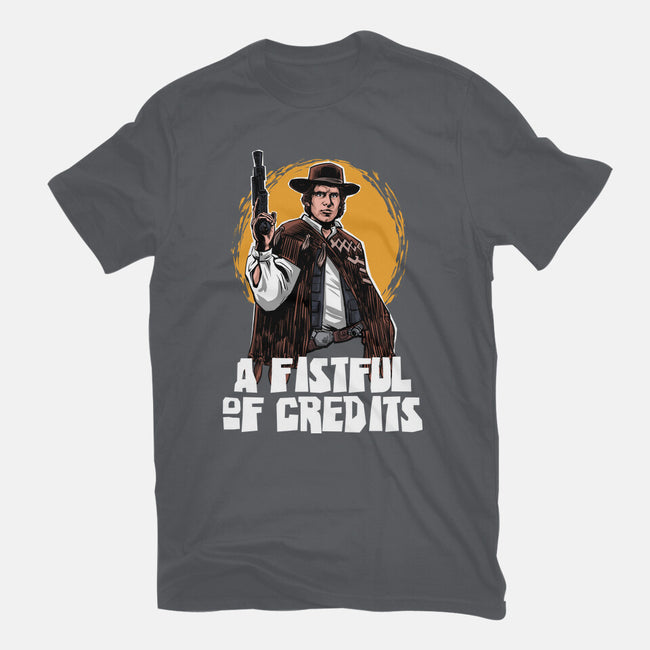 A Fistful Of Credits-Womens-Fitted-Tee-zascanauta