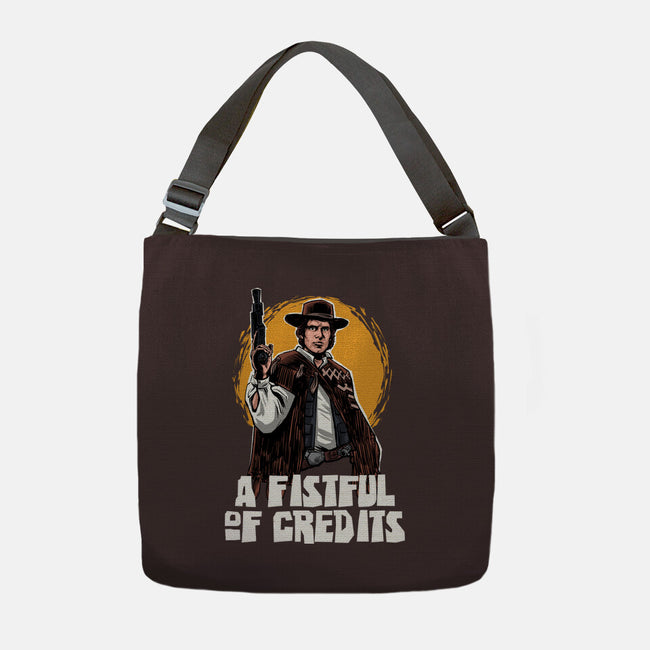 A Fistful Of Credits-None-Adjustable Tote-Bag-zascanauta