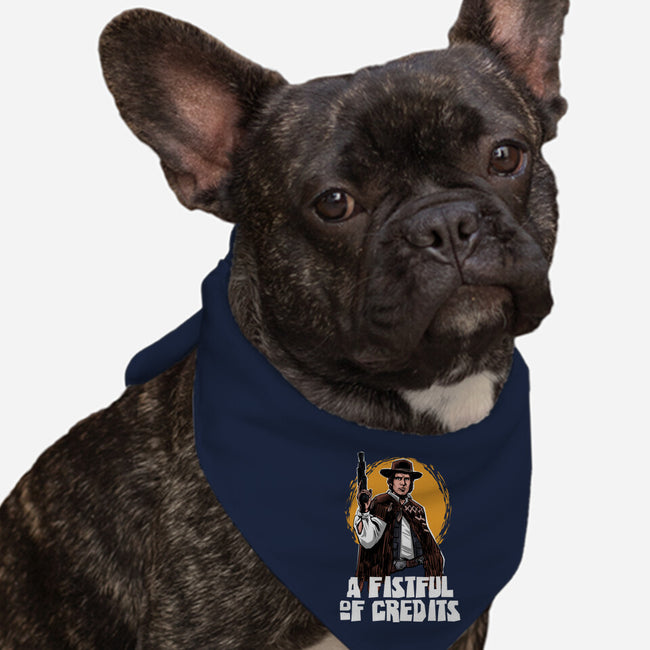 A Fistful Of Credits-Dog-Bandana-Pet Collar-zascanauta