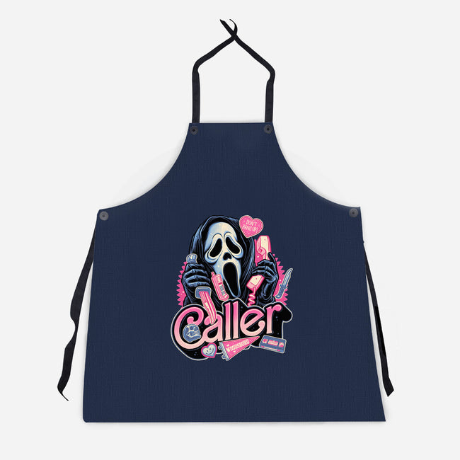 Caller Love-Unisex-Kitchen-Apron-glitchygorilla