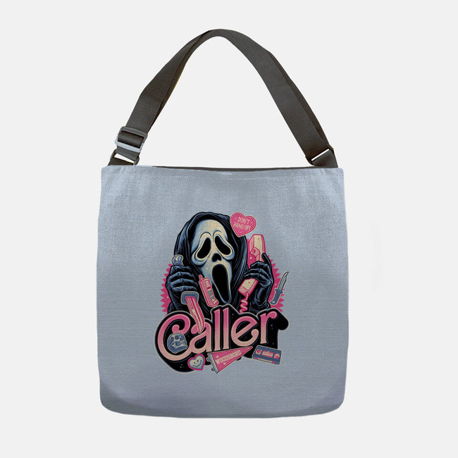 Caller Love-None-Adjustable Tote-Bag-glitchygorilla