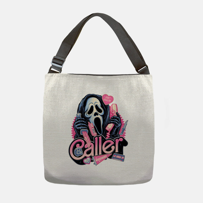 Caller Love-None-Adjustable Tote-Bag-glitchygorilla