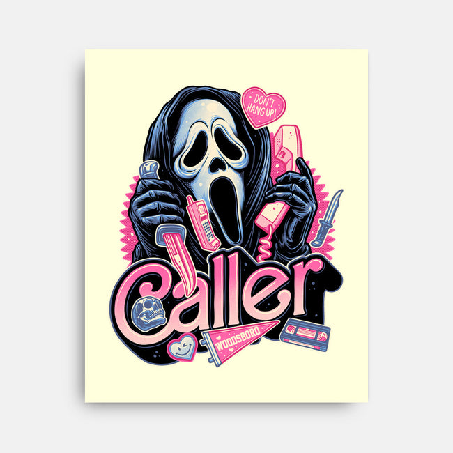 Caller Love-None-Stretched-Canvas-glitchygorilla