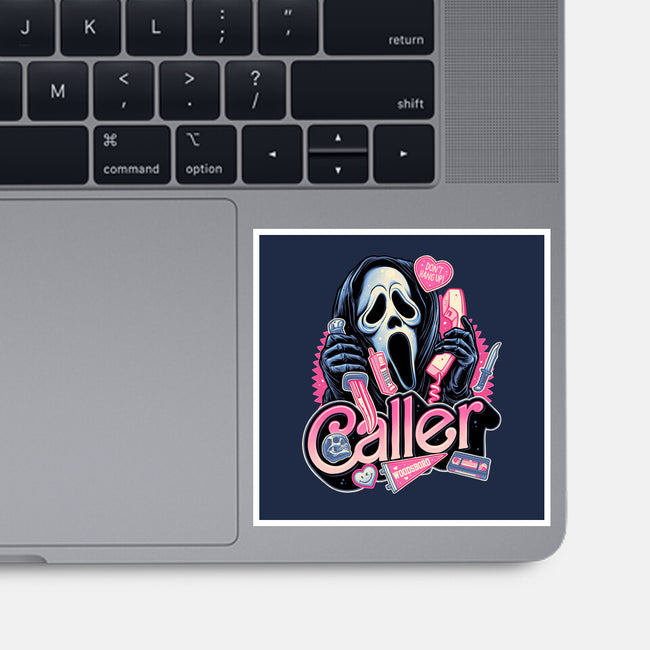 Caller Love-None-Glossy-Sticker-glitchygorilla