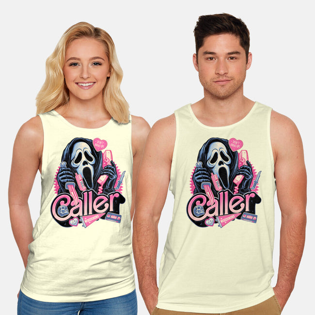 Caller Love-Unisex-Basic-Tank-glitchygorilla