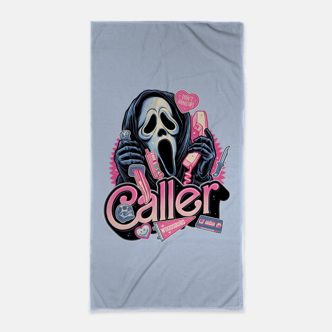 Caller Love-None-Beach-Towel-glitchygorilla