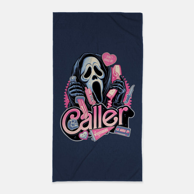 Caller Love-None-Beach-Towel-glitchygorilla