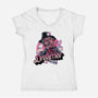 Dreamer Love-Womens-V-Neck-Tee-glitchygorilla