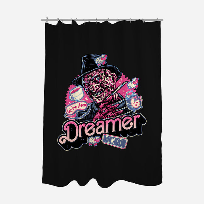 Dreamer Love-None-Polyester-Shower Curtain-glitchygorilla