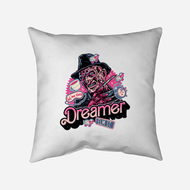 Dreamer Love-None-Non-Removable Cover w Insert-Throw Pillow-glitchygorilla