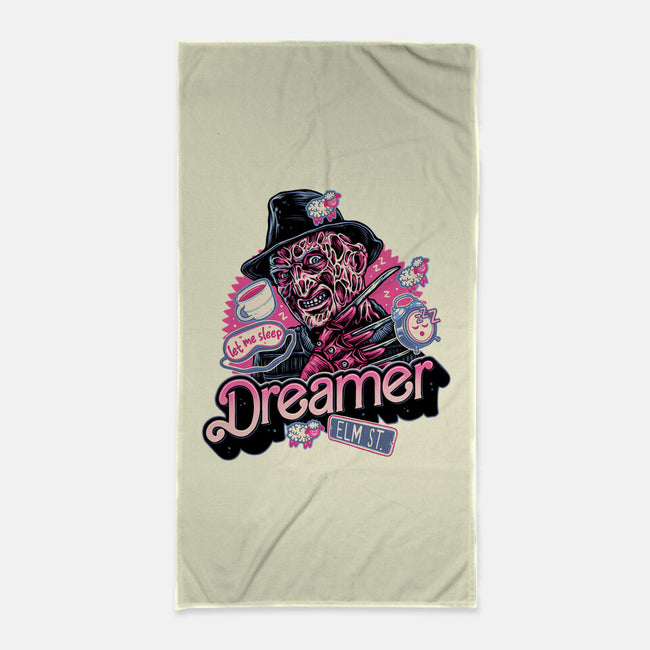 Dreamer Love-None-Beach-Towel-glitchygorilla