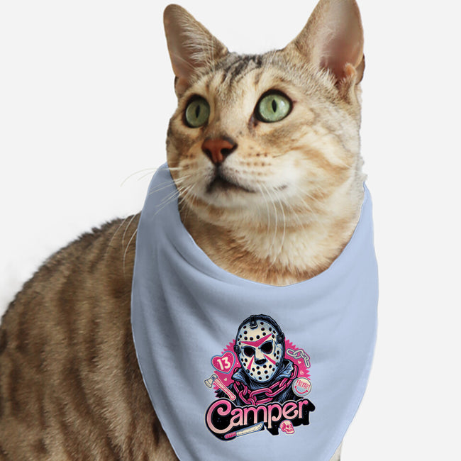 Camper Love-Cat-Bandana-Pet Collar-glitchygorilla