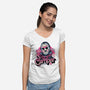 Camper Love-Womens-V-Neck-Tee-glitchygorilla