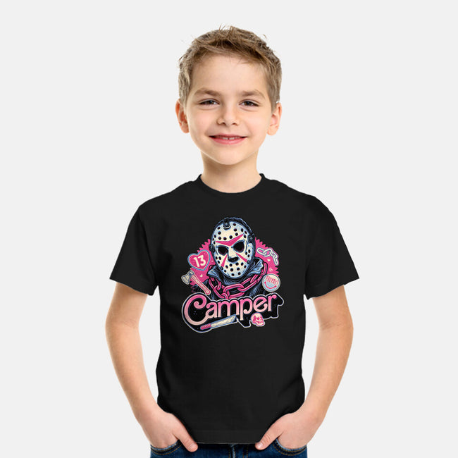 Camper Love-Youth-Basic-Tee-glitchygorilla