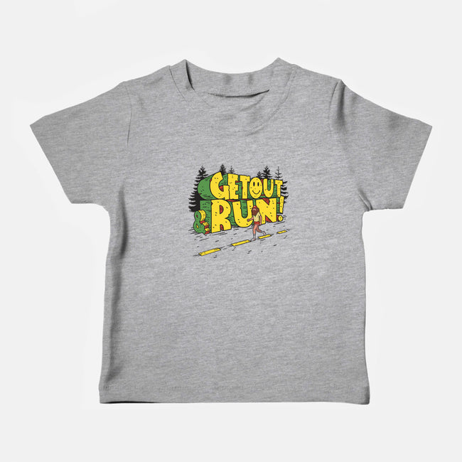 Get Out And Run-Baby-Basic-Tee-Getsousa!