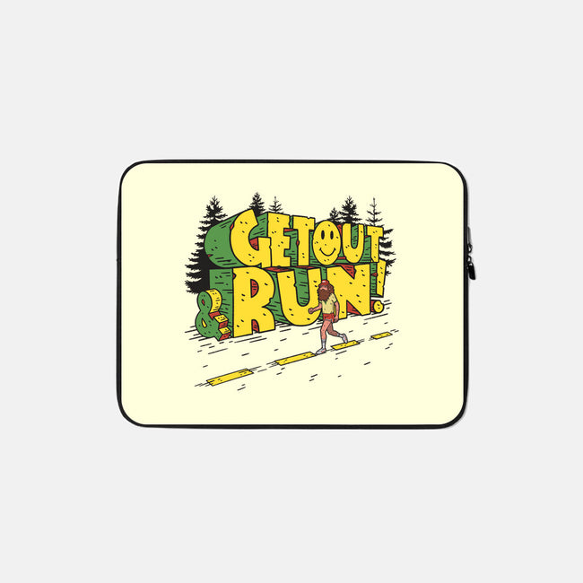 Get Out And Run-None-Zippered-Laptop Sleeve-Getsousa!