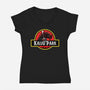 Kaiju Park-Womens-V-Neck-Tee-Astrobot Invention