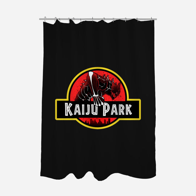 Kaiju Park-None-Polyester-Shower Curtain-Astrobot Invention