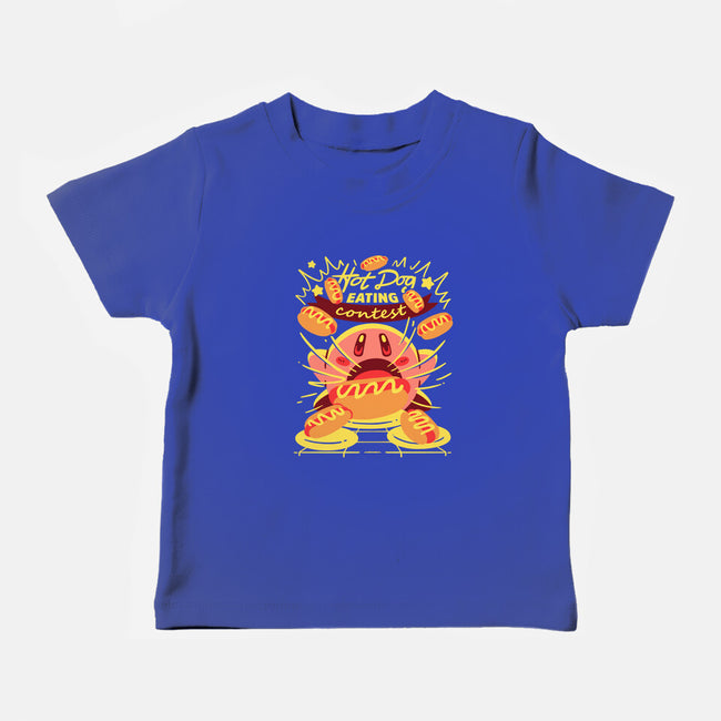 Hot Dog Eating Hero-Baby-Basic-Tee-estudiofitas