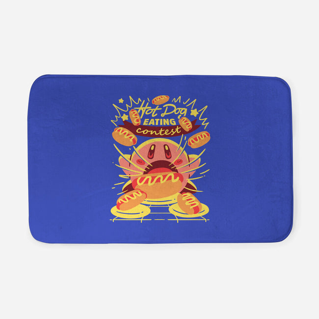 Hot Dog Eating Hero-None-Memory Foam-Bath Mat-estudiofitas