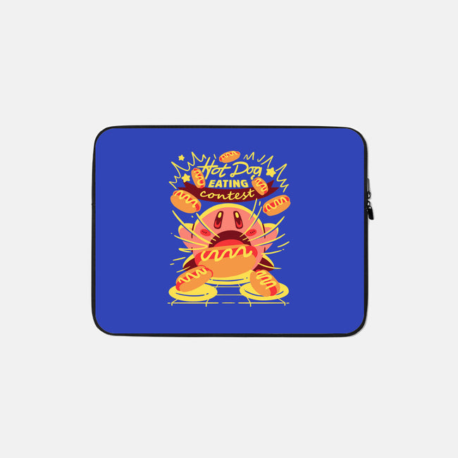 Hot Dog Eating Hero-None-Zippered-Laptop Sleeve-estudiofitas