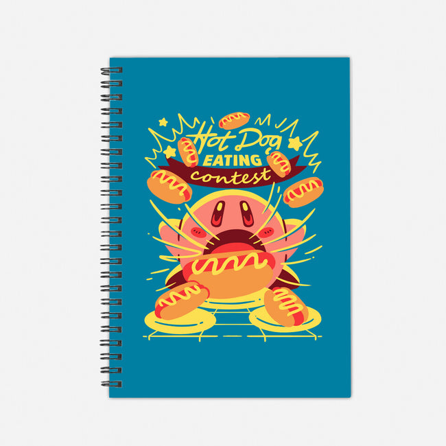 Hot Dog Eating Hero-None-Dot Grid-Notebook-estudiofitas