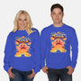 Hot Dog Eating Hero-Unisex-Crew Neck-Sweatshirt-estudiofitas