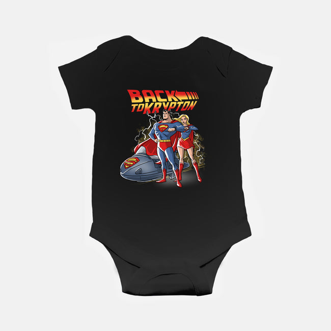 Back To Krypton-Baby-Basic-Onesie-zascanauta