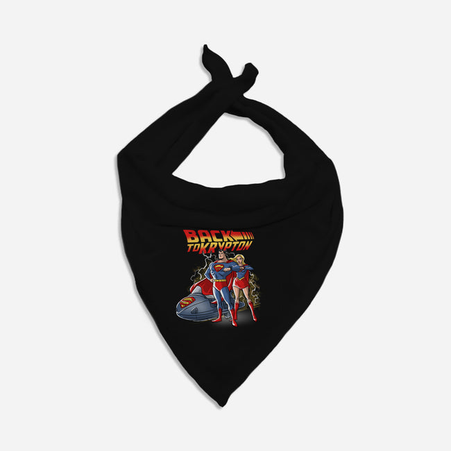 Back To Krypton-Cat-Bandana-Pet Collar-zascanauta