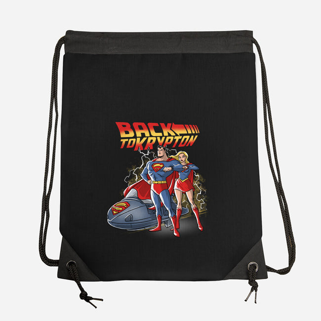 Back To Krypton-None-Drawstring-Bag-zascanauta