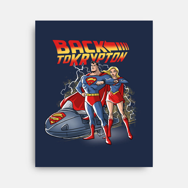 Back To Krypton-None-Stretched-Canvas-zascanauta