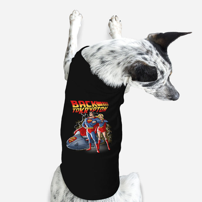 Back To Krypton-Dog-Basic-Pet Tank-zascanauta