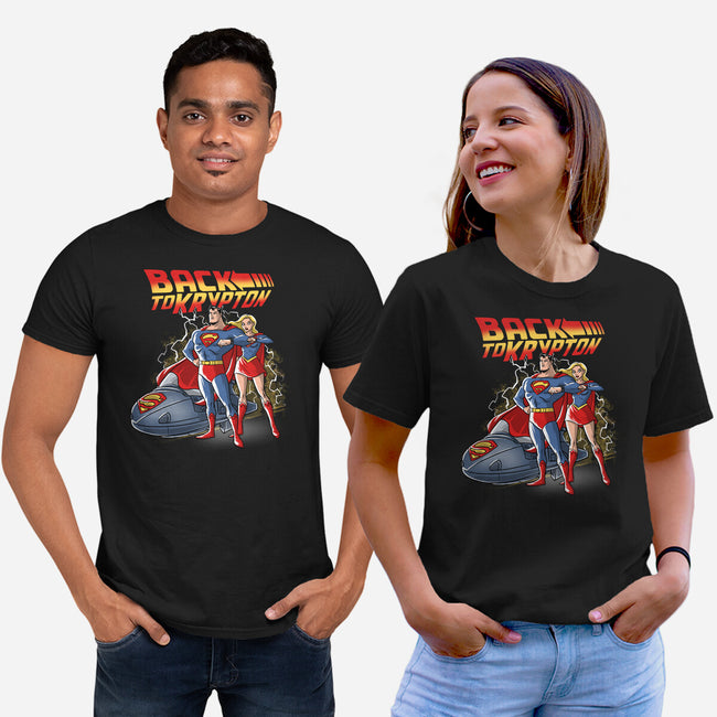 Back To Krypton-Unisex-Basic-Tee-zascanauta