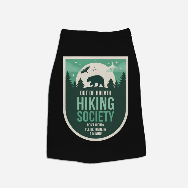 Out Of Breath Hiking Society-Dog-Basic-Pet Tank-BadBox