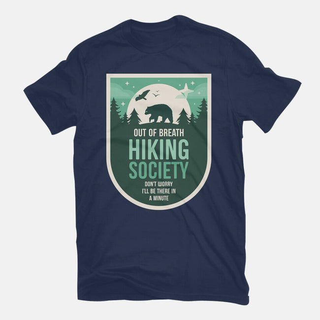 Out Of Breath Hiking Society-Youth-Basic-Tee-BadBox