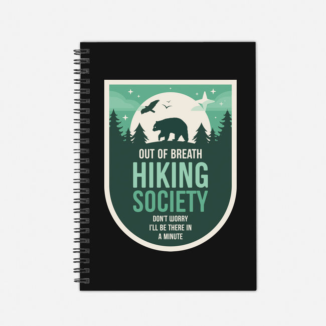 Out Of Breath Hiking Society-None-Dot Grid-Notebook-BadBox