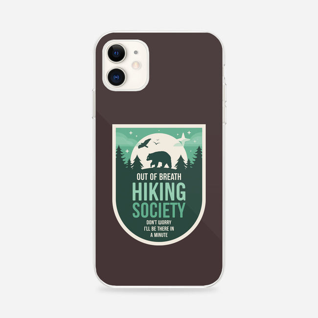 Out Of Breath Hiking Society-iPhone-Snap-Phone Case-BadBox