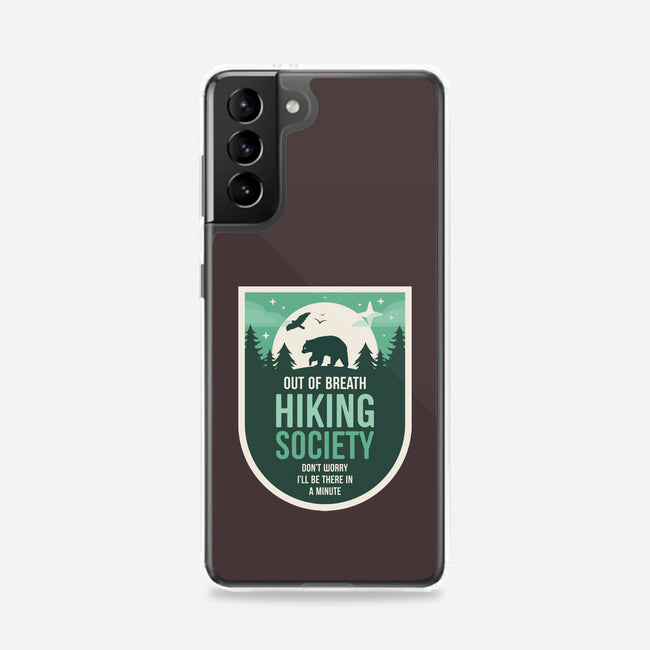 Out Of Breath Hiking Society-Samsung-Snap-Phone Case-BadBox