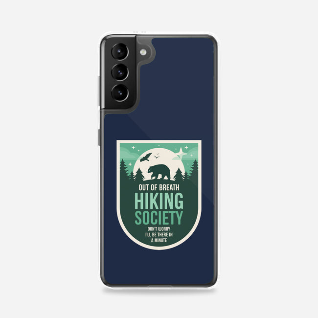 Out Of Breath Hiking Society-Samsung-Snap-Phone Case-BadBox