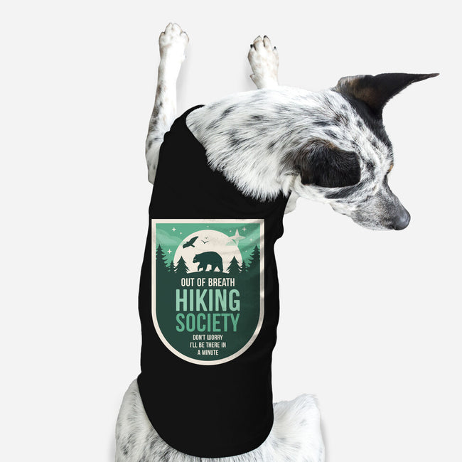 Out Of Breath Hiking Society-Dog-Basic-Pet Tank-BadBox