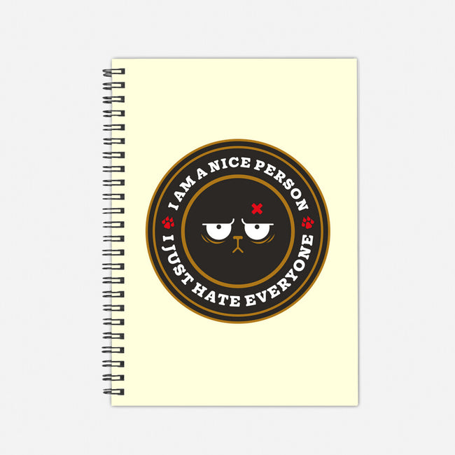 I Am A Nice Person-None-Dot Grid-Notebook-BadBox