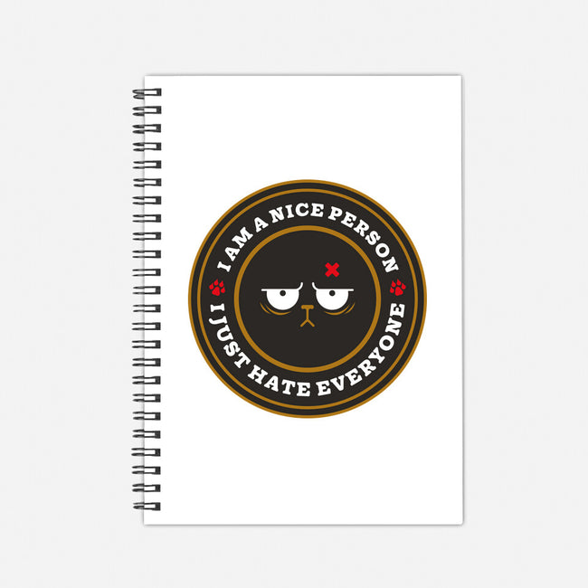 I Am A Nice Person-None-Dot Grid-Notebook-BadBox