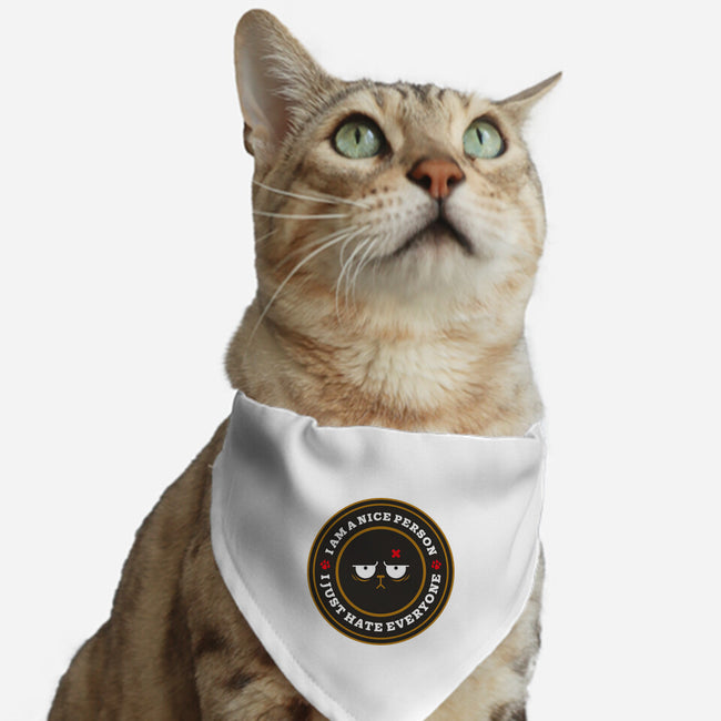 I Am A Nice Person-Cat-Adjustable-Pet Collar-BadBox