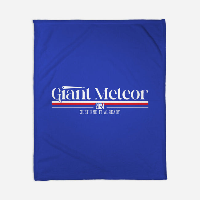 Giant Meteor-None-Fleece-Blanket-BadBox