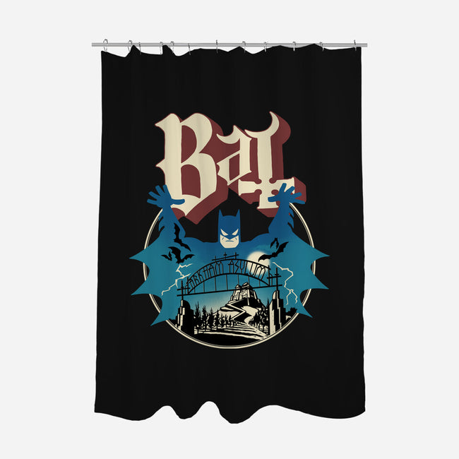 Ghost Bat-None-Polyester-Shower Curtain-Barbadifuoco