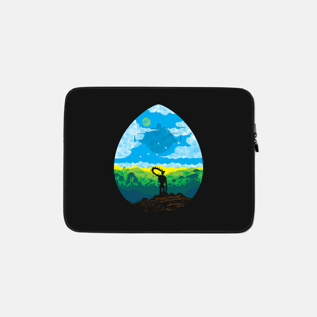 Mystical City-None-Zippered-Laptop Sleeve-dalethesk8er