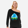 Mystical City-Womens-Off Shoulder-Sweatshirt-dalethesk8er