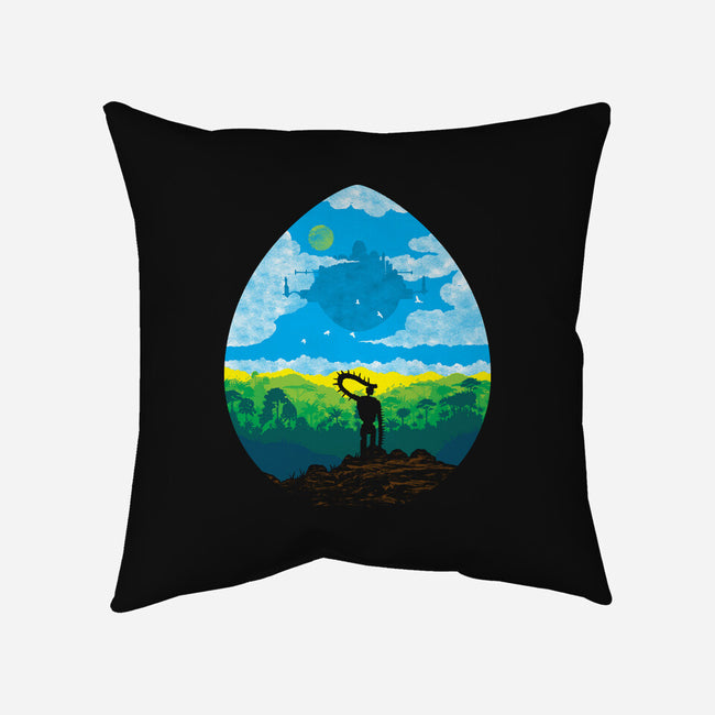 Mystical City-None-Removable Cover w Insert-Throw Pillow-dalethesk8er