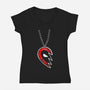 Best Necklace-Womens-V-Neck-Tee-Vallina84