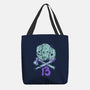 13 Bits-None-Basic Tote-Bag-Green Devil